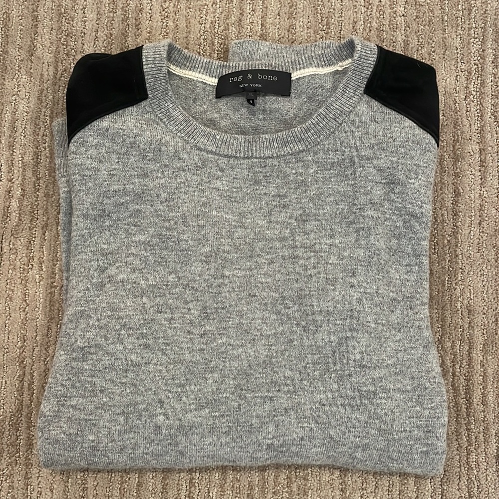 Mens Rag & Bone Wool Sweater Like New XL